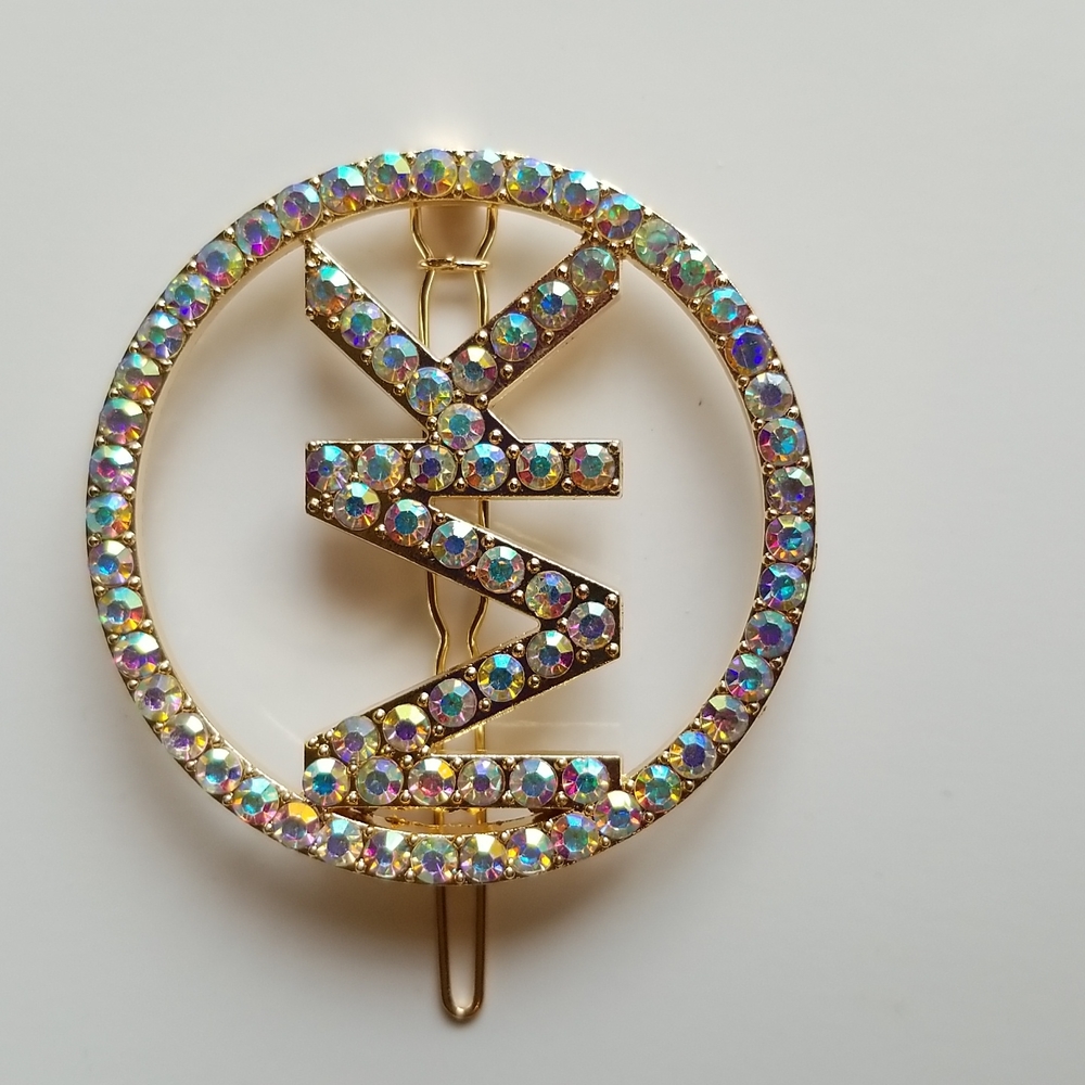 Jeweled Circle Barrette